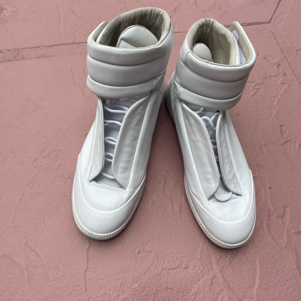 Maison Martin Margiela leather white high top
